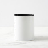 Mug Chien Nom du visage Chiot Aimants Chien Maman Chie (Centre)