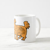 Mug Chien orange débraillé (Devant droit)