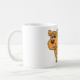 Mug Chien orange débraillé