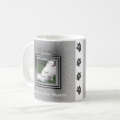 Mug Chien ou Chat Argent Parfait souvenirs (Devant gauche)