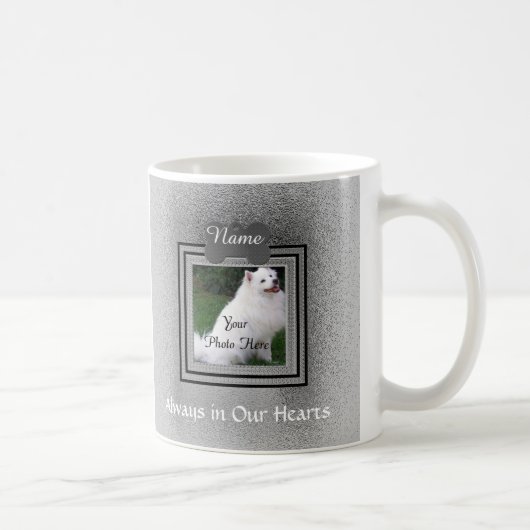 Mug Chien ou Chat Argent Parfait souvenirs (Droite)