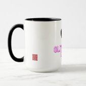 Mug Chien pailleté s'en fiche (Gauche)