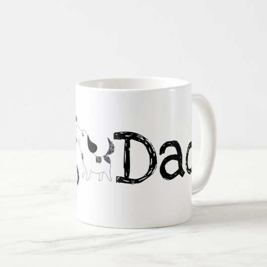 Mug Chien papa (Devant droit)
