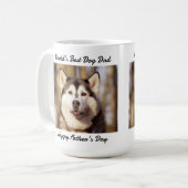 Mug Chien papa - Bonne Fête des pères - Photo pour ani (Devant gauche)