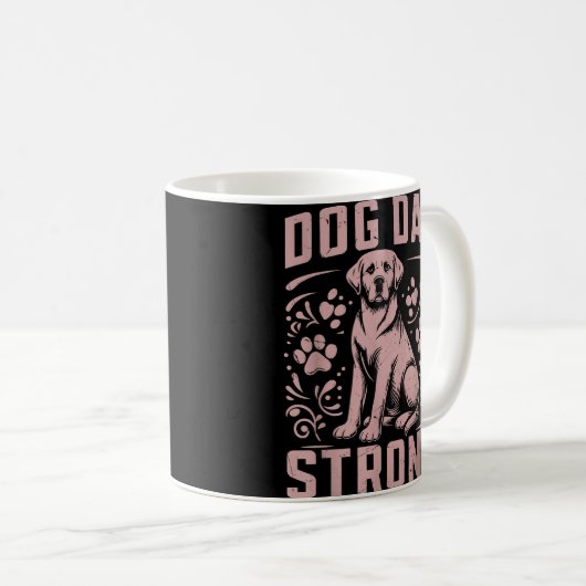 Mug Chien papa Chien Fort Papa (Devant droit)