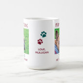 Mug Chien Papa - Joyeux Noël Animal de Compagnie Photo (Centre)