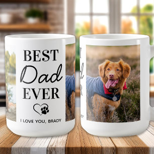 Mug Chien papa Personnalisé Animaux de compagnie Photo