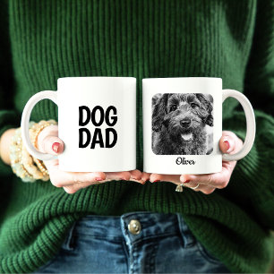 Mug Chien papa Photo Musique en design blanc & noir si
