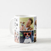 Mug Chien Papa Vie Best Life 6 Photos (Devant gauche)