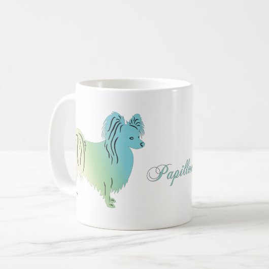 Mug Chien papillon (Devant gauche)
