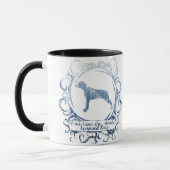 Mug Chien patiné chic de léopard de la Louisiane (Gauche)