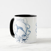 Mug Chien patiné chic de léopard de la Louisiane (Devant gauche)