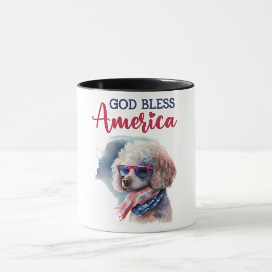 Mug Chien patriote-Caniche (Centre)