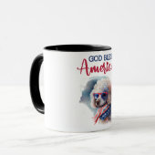 Mug Chien patriote-Caniche (Devant gauche)