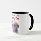 Mug Chien patriote-Caniche (Devant droit)