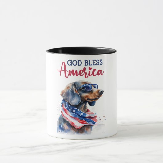 Mug Chien patriote-Dachshund (Centre)