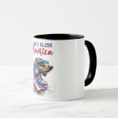 Mug Chien patriote-Dachshund (Devant droit)