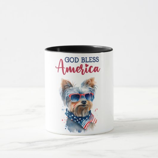 Mug Chien patriote-Yorkshire-terrier (Centre)