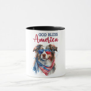 Mug Chien Patriotique-Bergers Australien