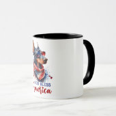 Mug Chien patriotique - Doberman (Devant droit)