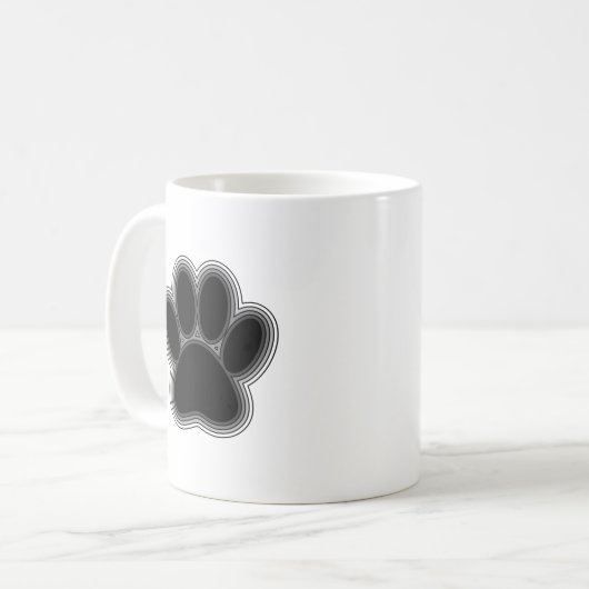 Mug Chien Paw Avec Plan (Devant gauche)