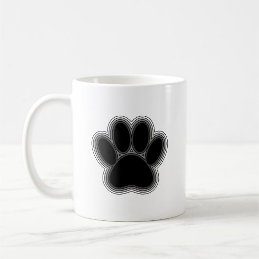Mug Chien Paw Avec Plan (Gauche)