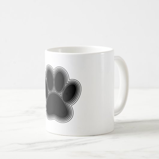 Mug Chien Paw Avec Plan (Devant droit)