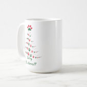 Mug Chien Paw Christmas Tree | Fer Noël (Devant gauche)