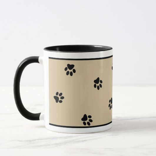 Mug Chien Paw Typographie Tea Lover's Specialty (Gauche)