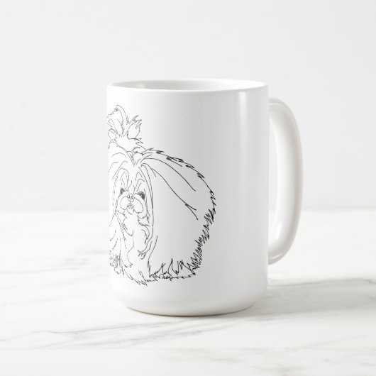 Mug Chien pekingese (Devant droit)