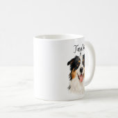 Mug Chien personnalisé à partir d'une photo et d'un no (Devant droit)