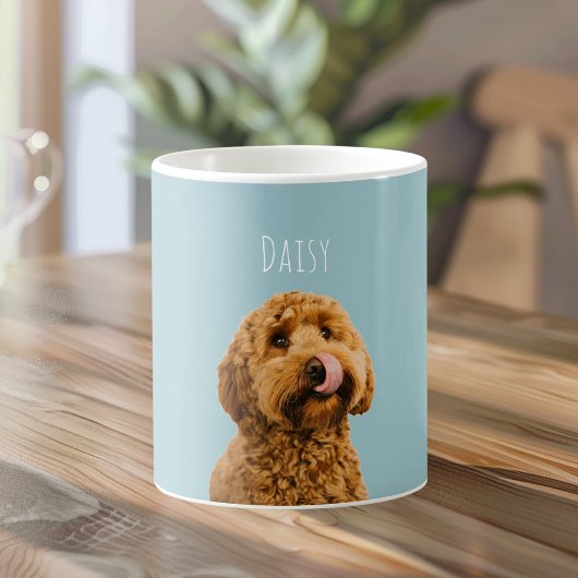 Mug Chien personnalisé avec nom | Photo de animal de c