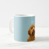 Mug Chien personnalisé avec nom | Photo de animal de c (Devant gauche)