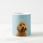 Mug Chien personnalisé avec nom | Photo de animal de c (Centre)