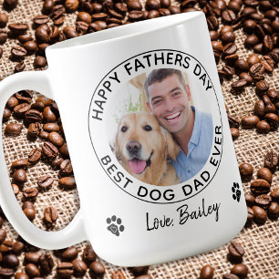 Mug Chien personnalisé papa animal de compagnie photo 