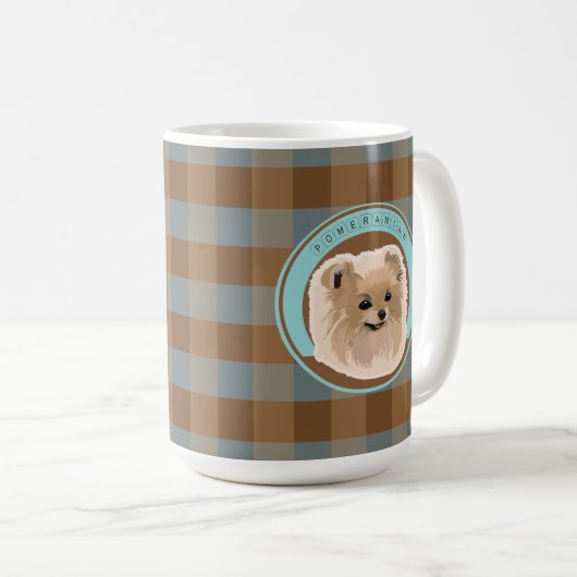 Mug Chien Pomeranian (Devant droit)