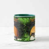 Mug Chien protégeant le grand Citrouille (Centre)