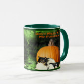 Mug Chien protégeant le grand Citrouille (Devant droit)