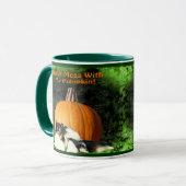 Mug Chien protégeant le grand Citrouille (Devant gauche)