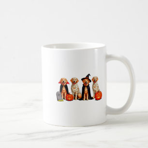 Mug Chien Retriever doré Fantôme Momie Citrouille Hall