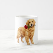 Mug Chien Retriever doré mignon (Centre)