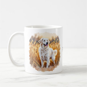 Mug Chien Retriever Golden Blanc