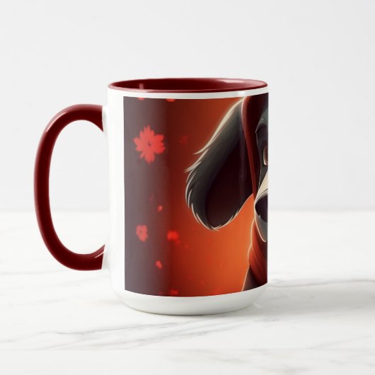Mug Chien Rouge (Gauche)