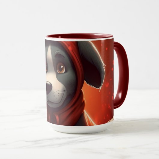 Mug Chien Rouge (Devant droit)