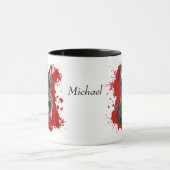 Mug Chien rouge écossais Terrier Abstrait (Centre)