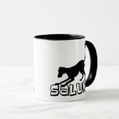 Mug Chien saluki (Devant droit)