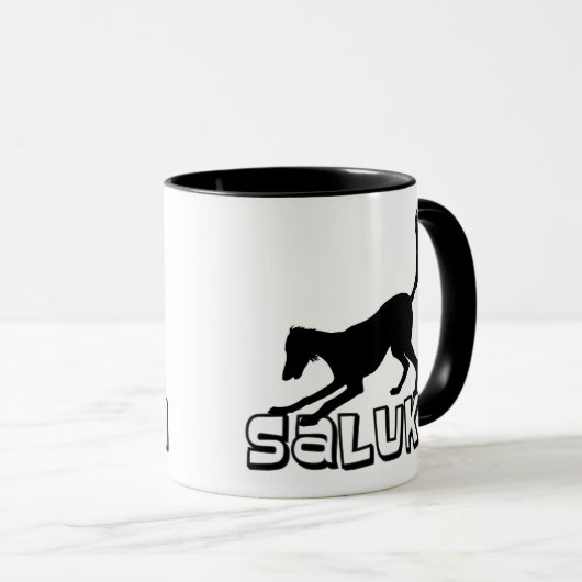 Mug Chien saluki (Devant droit)