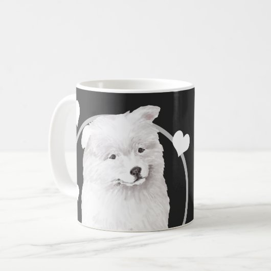Mug Chien Samoyé Chaque Snack Que Vous Faites (Devant gauche)