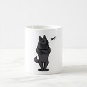 Mug Chien Schipperke têtu drôle (Centre)