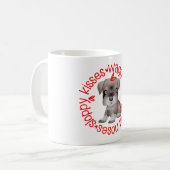 Mug Chien Schnauzer, baisers négligés (Devant gauche)